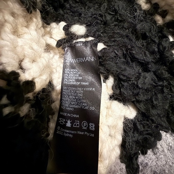 NWT Zimmermann Cosmic Stripe Wool Blend Turtleneck Sweater - Picture 12 of 12